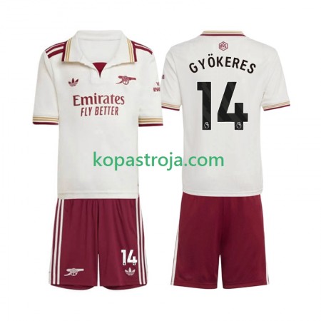 Billiga Fotbollströjor Arsenal Viktor Gyokeres 14 Barn Tredje tröja 2025/26 Kortärmad